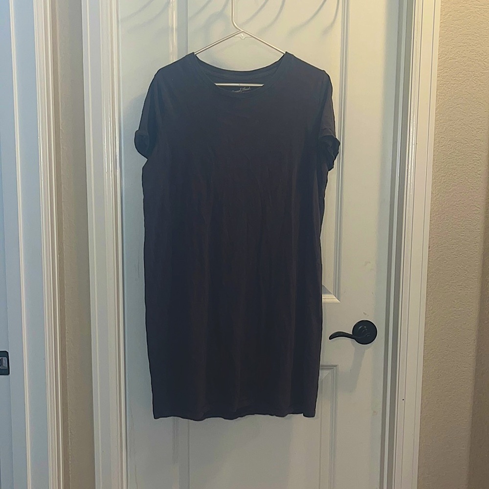 Navy blue large universal threads dress